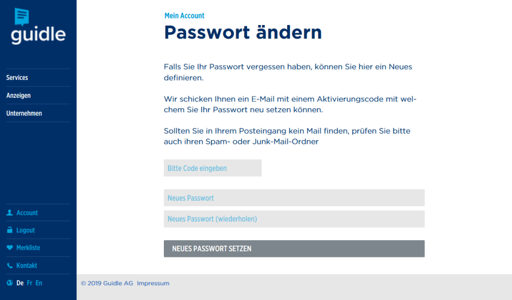 Code Fur Fb Passwort Mit Sms Zurück Setzen Wie kann ich mein Passwort (zurück)setzen? - Ohne Ortsangabe - Guidle